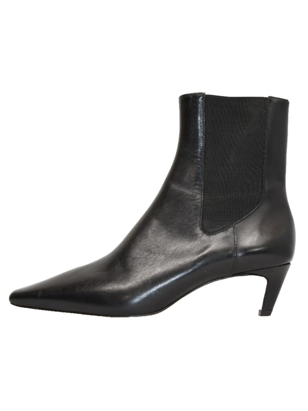 New! Reformation Roberta Ankle Boots Size 9 Black Leather DD469A - Picture 3 of 7